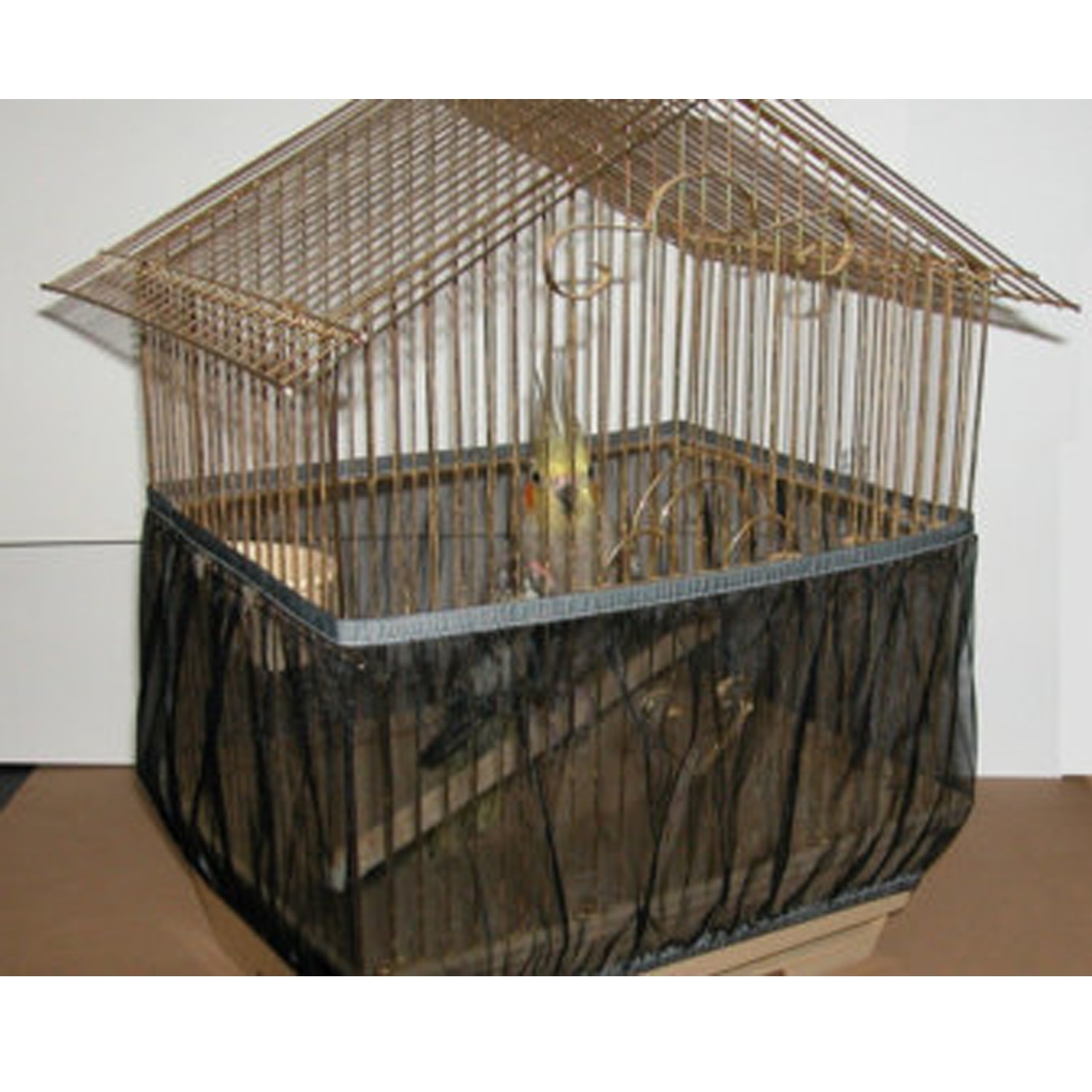 Behogar 17/20/33CM Height Soft Ventilated Mesh Pet Bird Cage