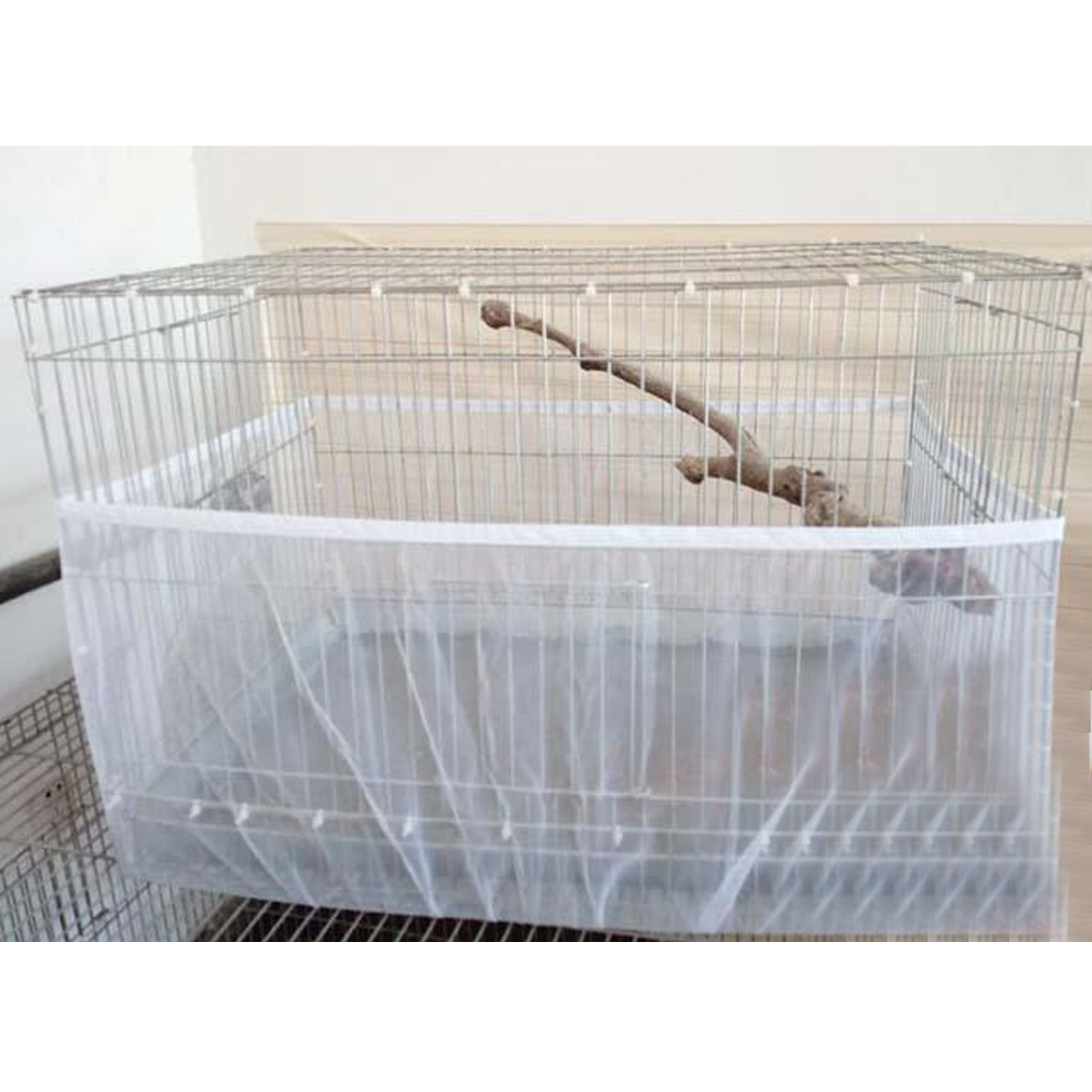 Behogar 17/20/33CM Height Soft Ventilated Mesh Pet Bird Cage