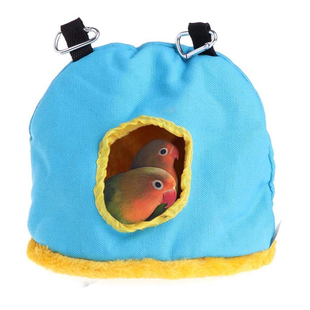 Hot warm bird bed house hut hanging cage