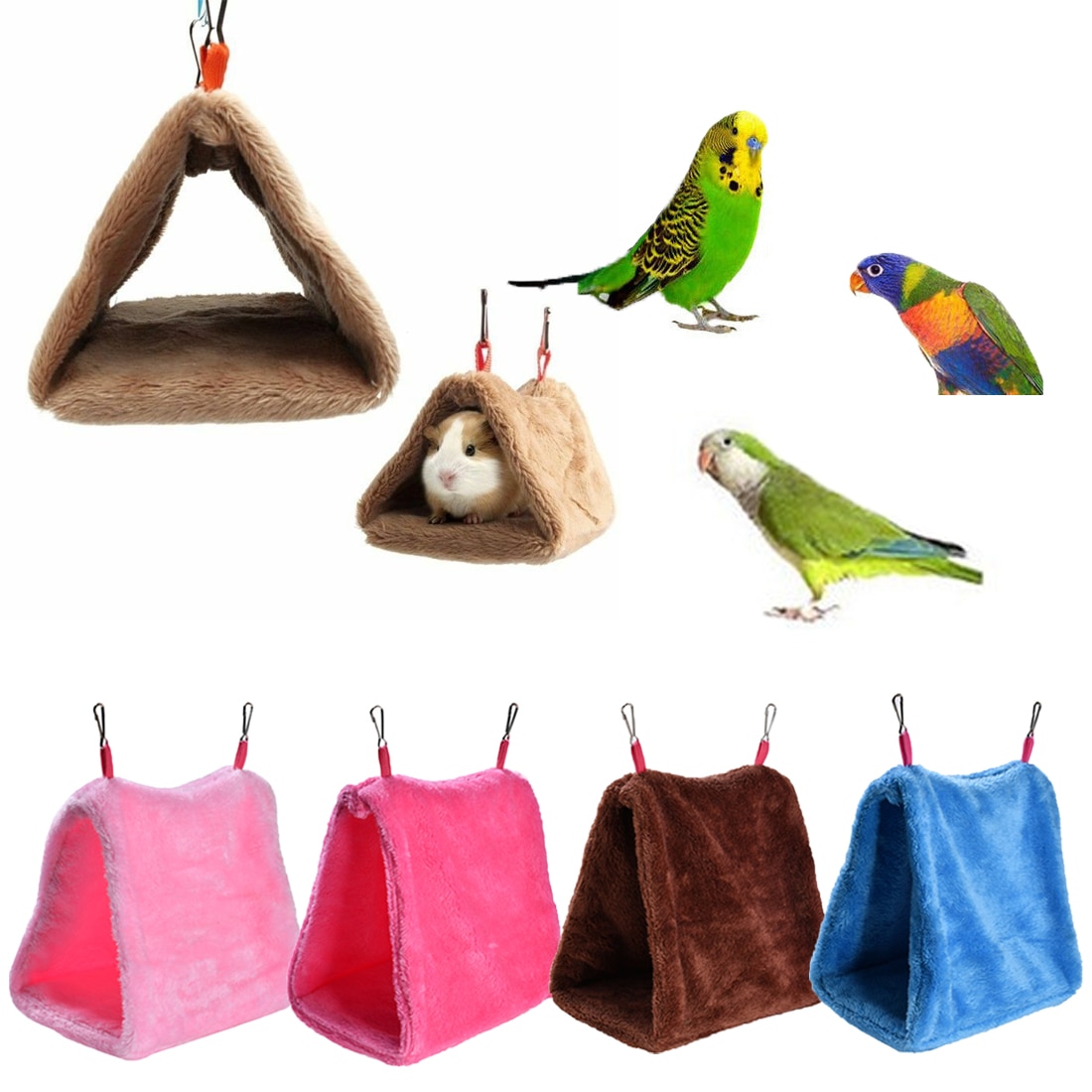 Pet Bird Parrot Parakeet Budgie Warm Hammock Cage