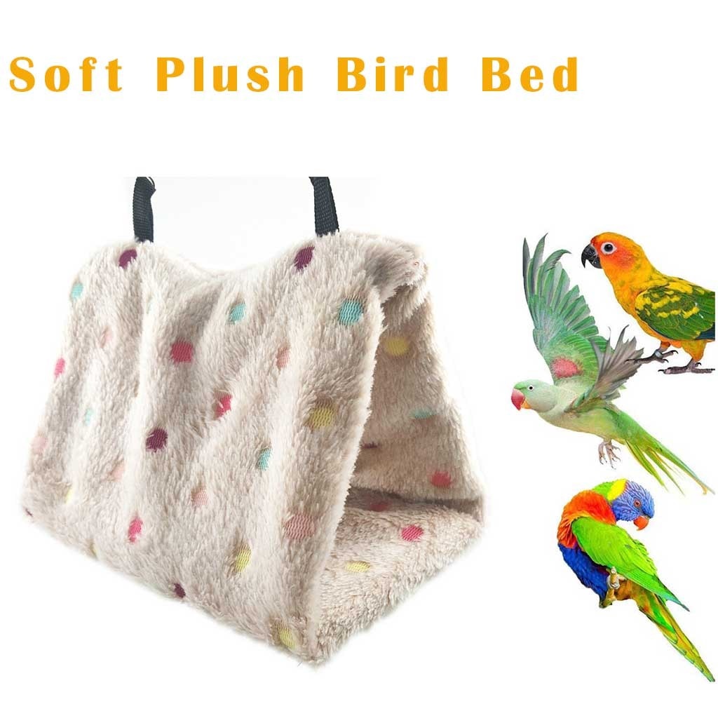 Warm Soft Plush Birds Parrot Hammock Nest