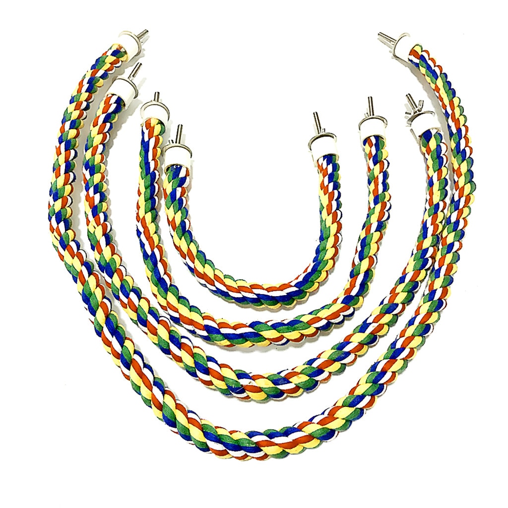 New Bird Toys Hanging Multicolor Rope Toys