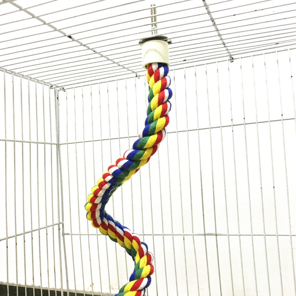 New Bird Toys Hanging Multicolor Rope Toys