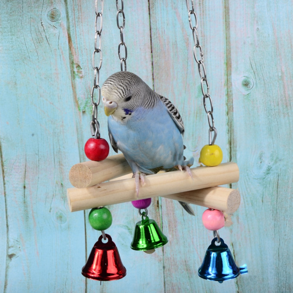 1PC Pet Bird Hanging Swing Toy