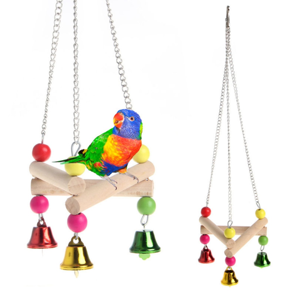 1PC Pet Bird Hanging Swing Toy