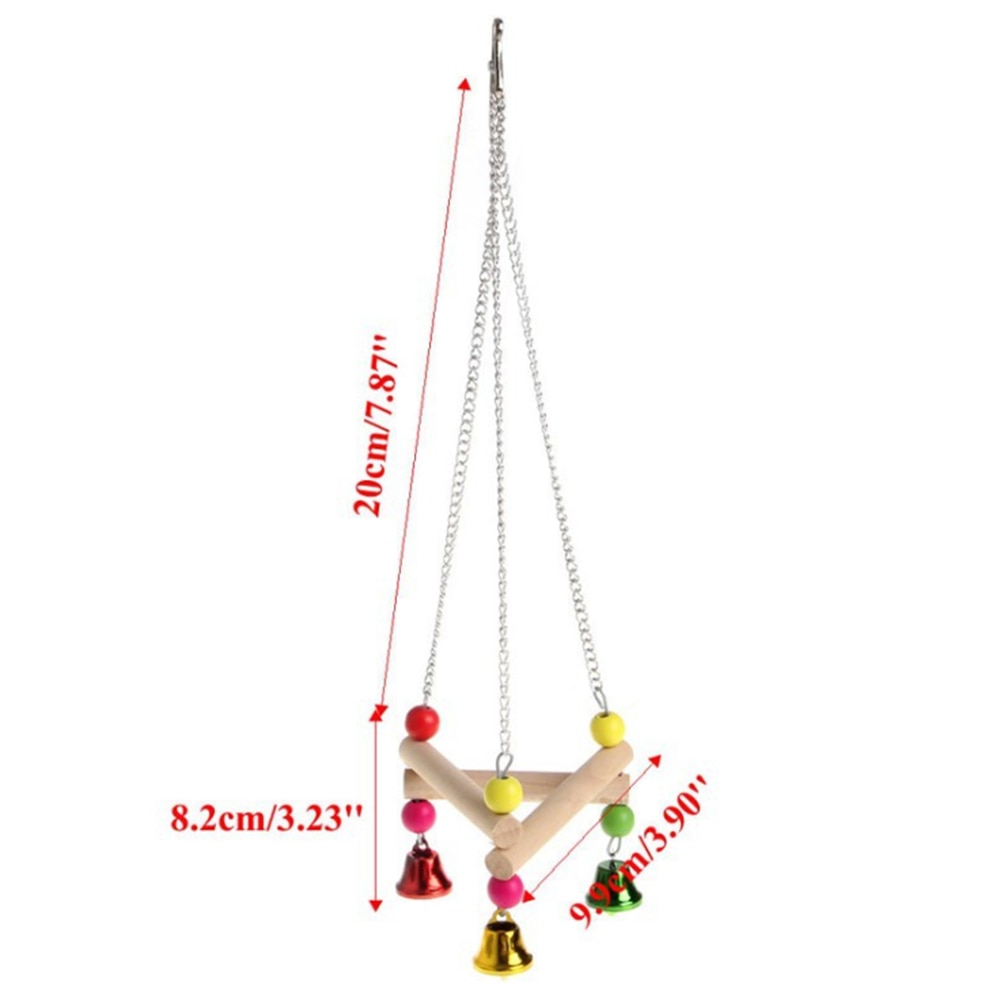 1PC Pet Bird Hanging Swing Toy