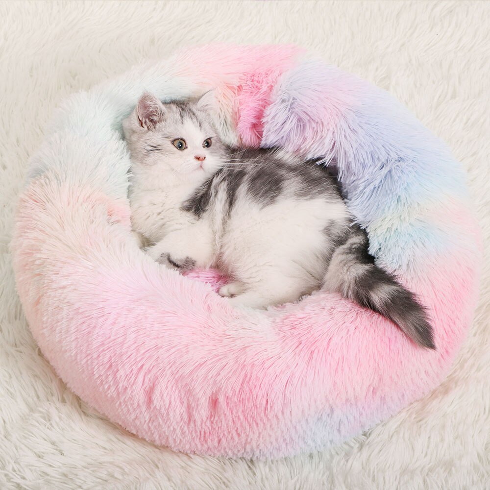 Donut Macaron Cat Bed