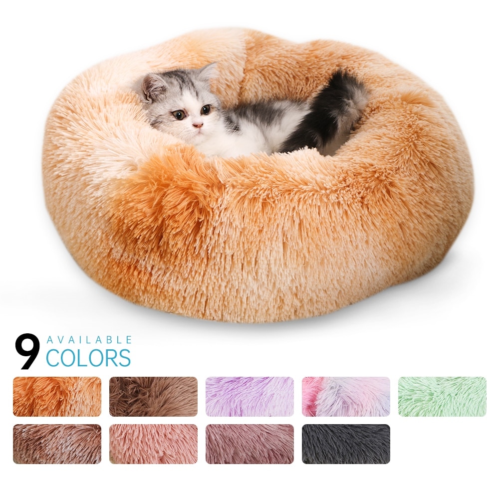 Donut Macaron Cat Bed