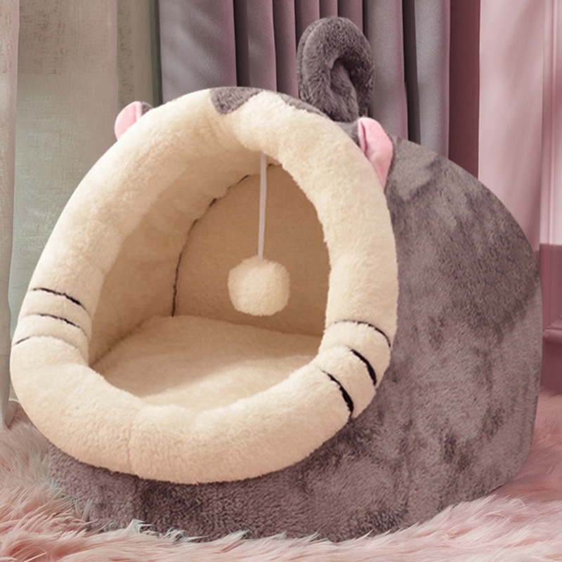 Pet Cat Bed Kennel Animal Shape Bed