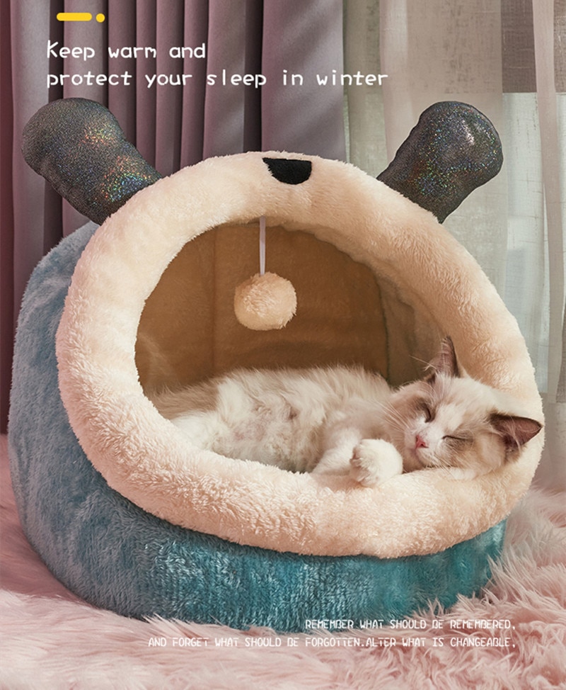 Pet Cat Bed Kennel Animal Shape Bed