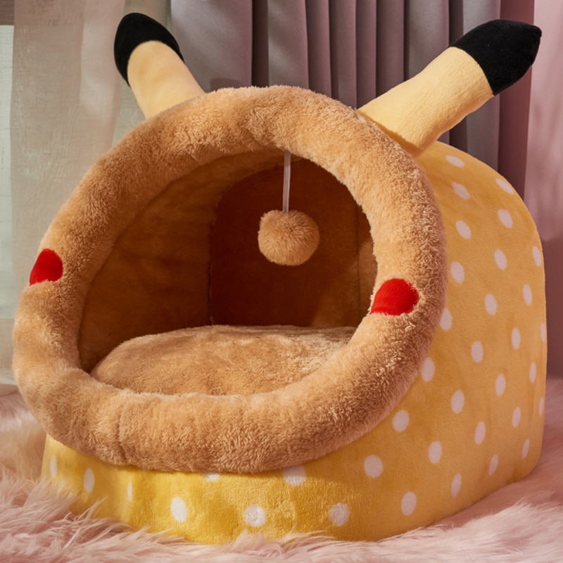 Pet Cat Bed Kennel Animal Shape Bed