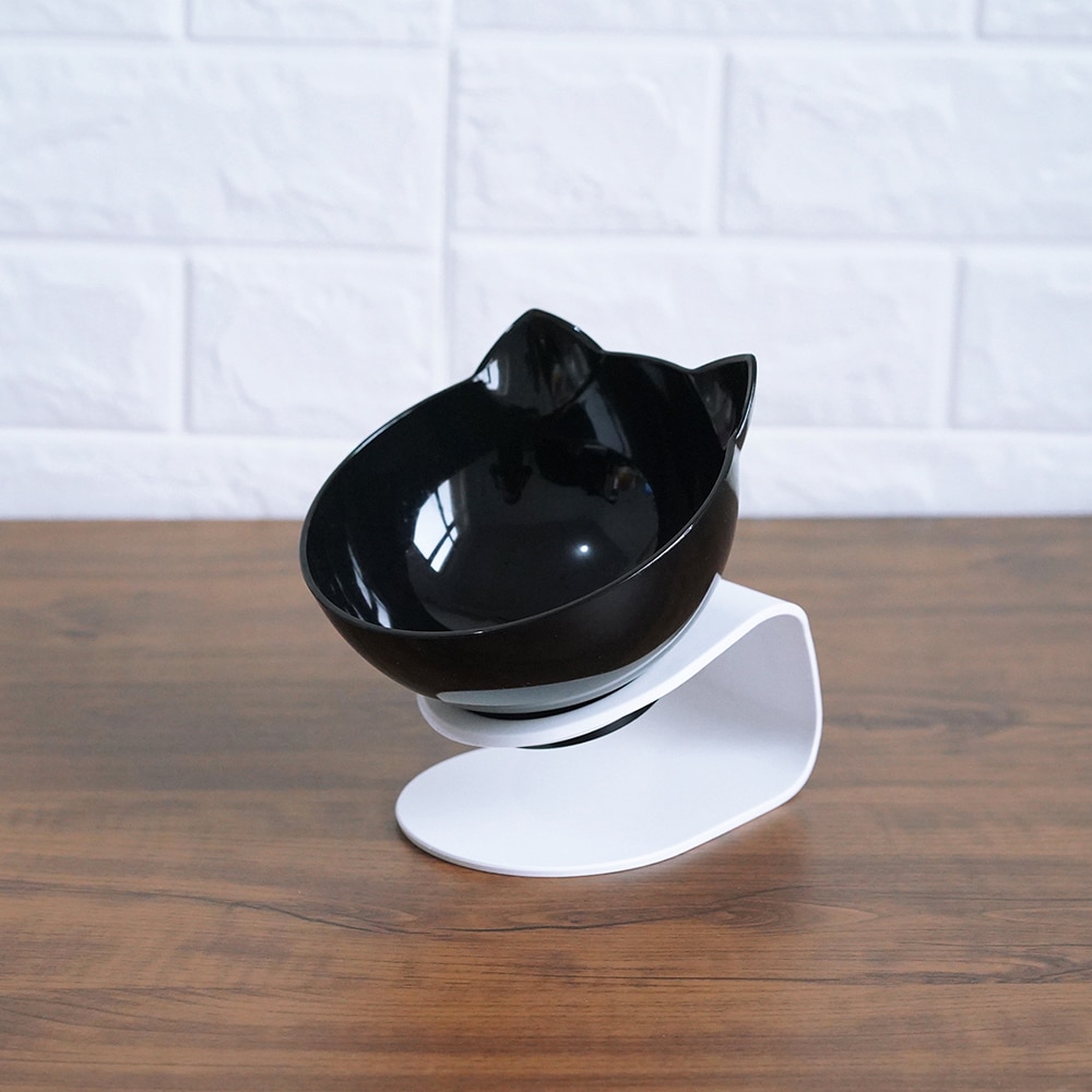 Non-slip Cat Double Bowls