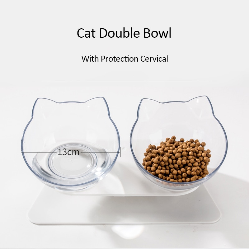 Cat Double Bowl Cat