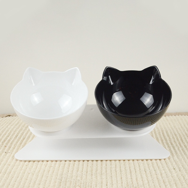 Cat Double Bowl Cat