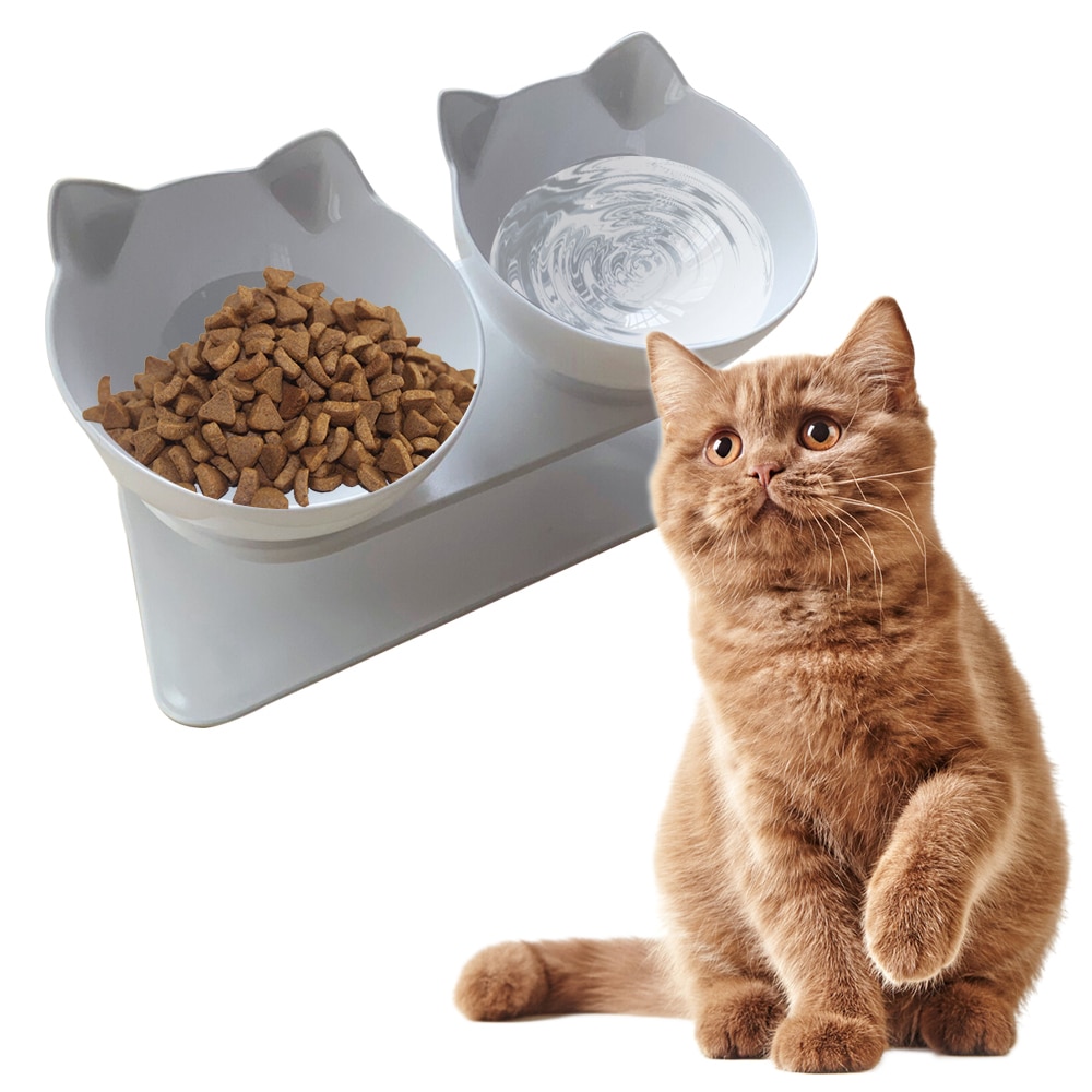 Non-slip Double Cat Bowl