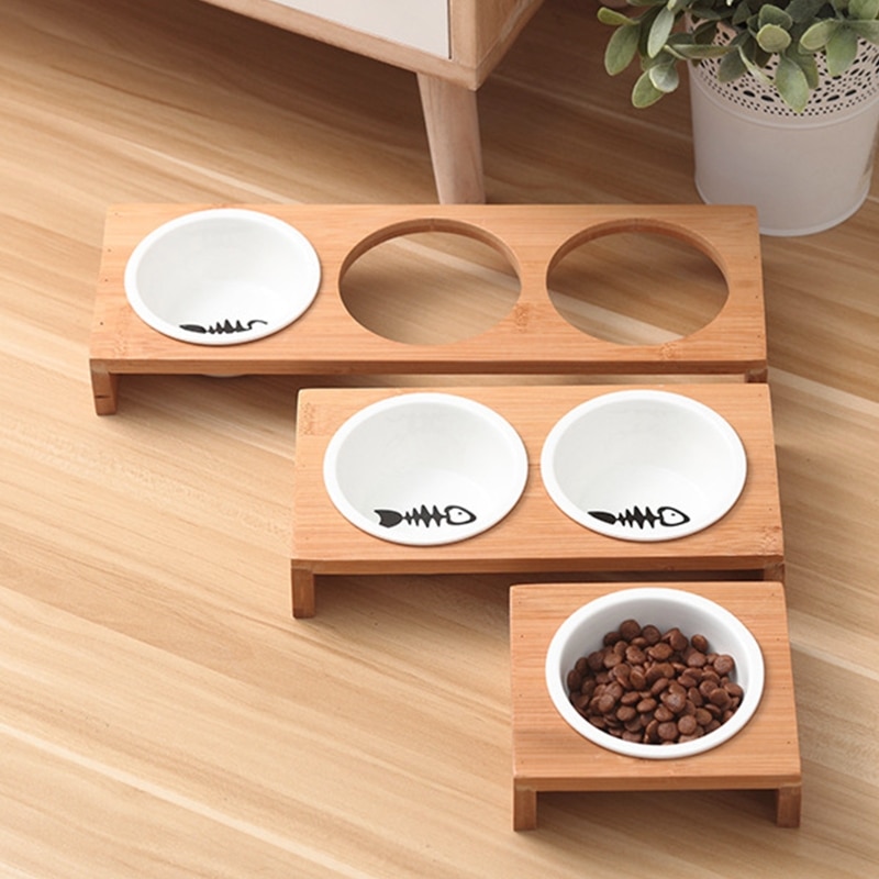 Elevated Pet Bowls, Raised Cat Feeder