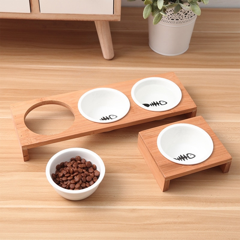 Elevated Pet Bowls, Raised Cat Feeder