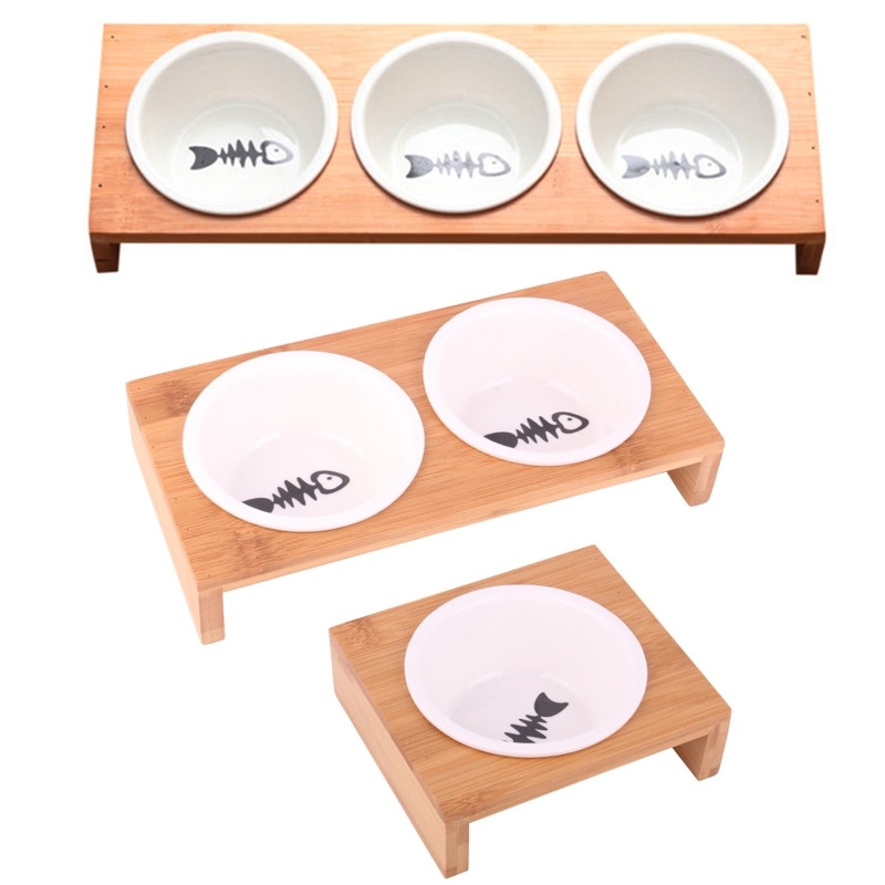 Elevated Pet Bowls, Raised Cat Feeder