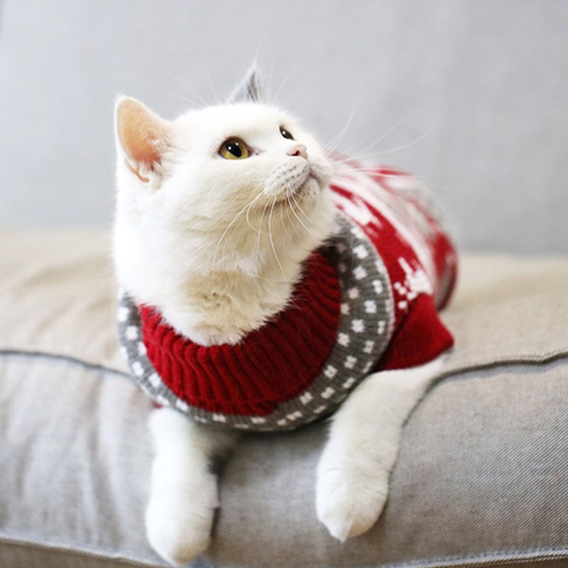 Christmas Cat Dog Sweater