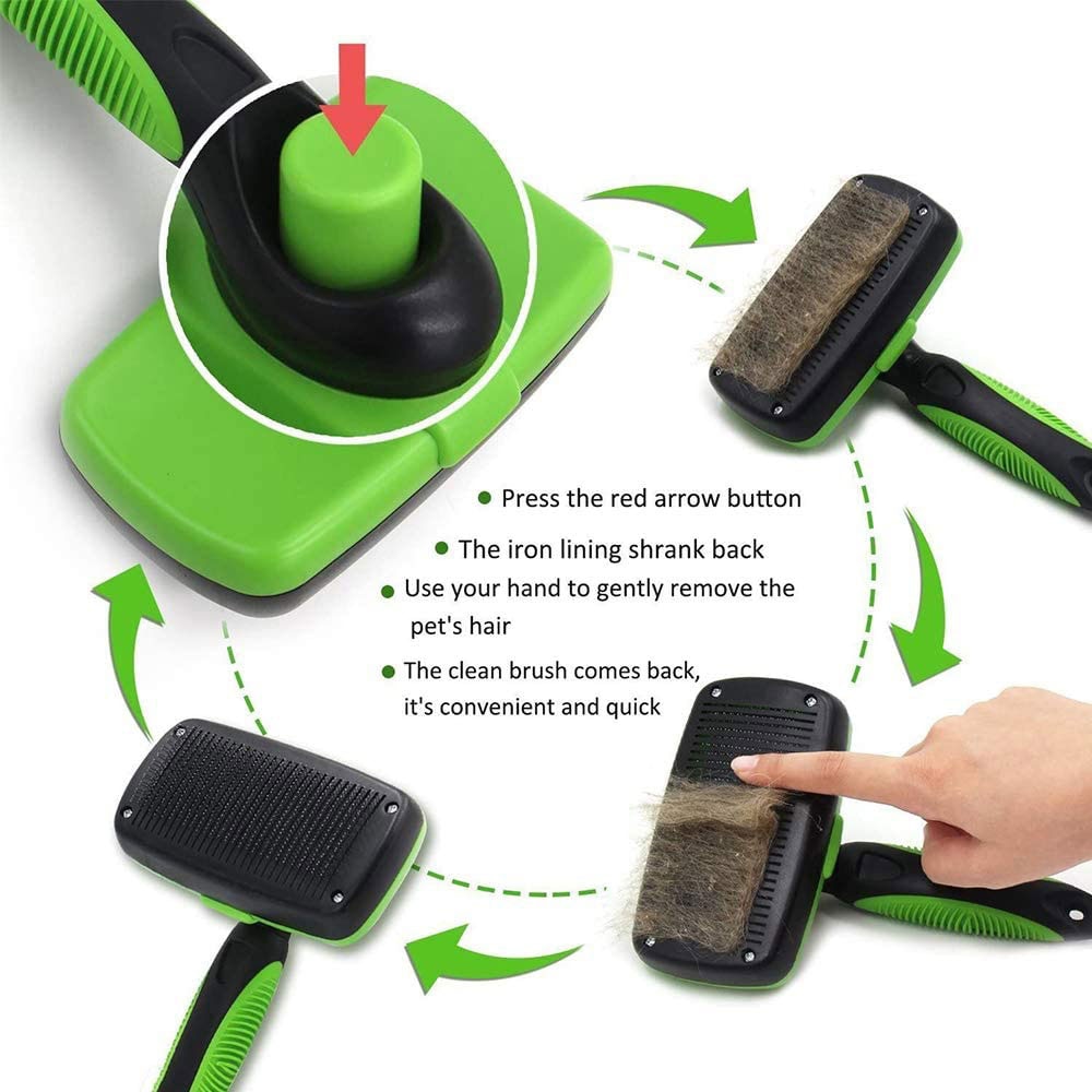 Self Cleaning CAT Brush Slicker