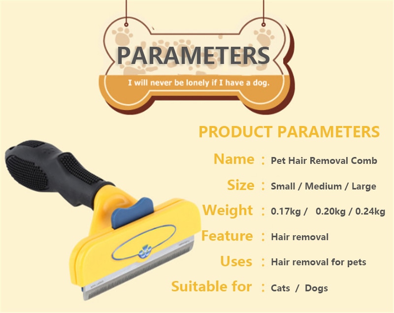 Pet Cat Hair Removal Comb