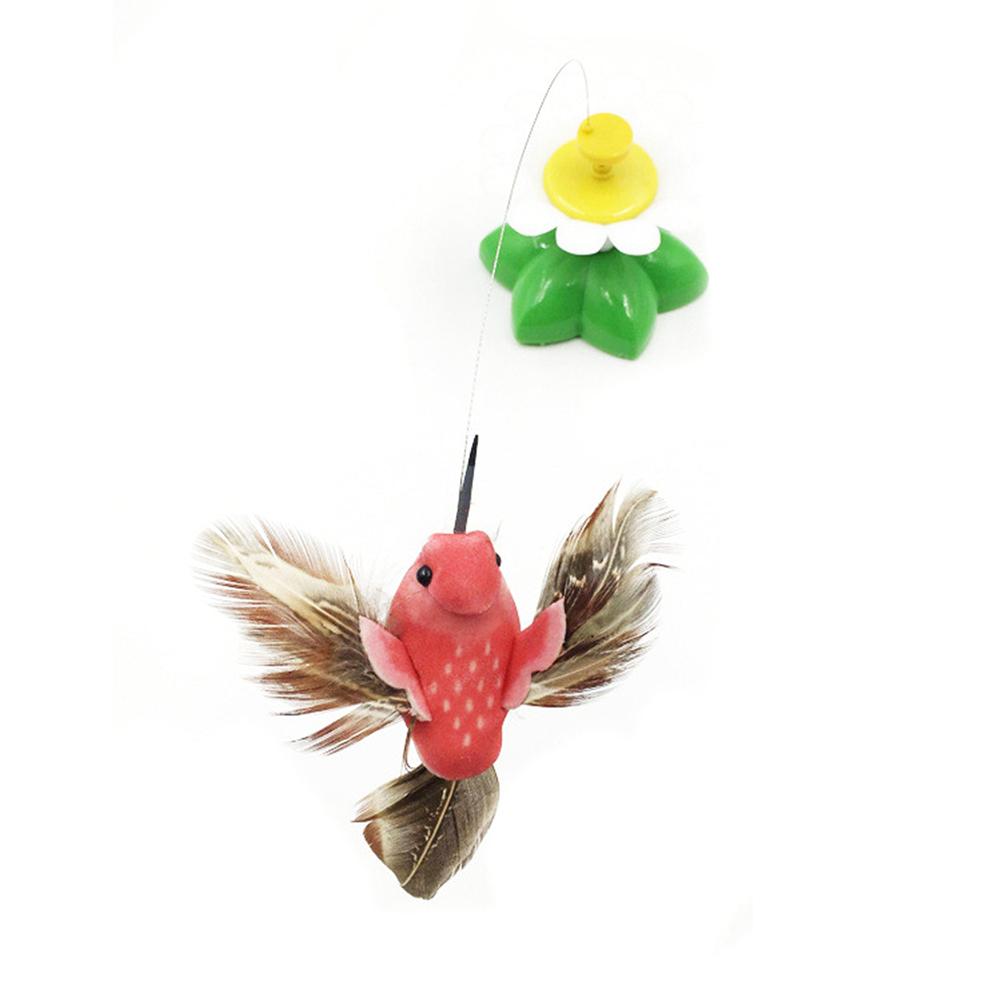 Cat Toy Electric Rotating Colorful Butterfly Bird Funny Cat Toys