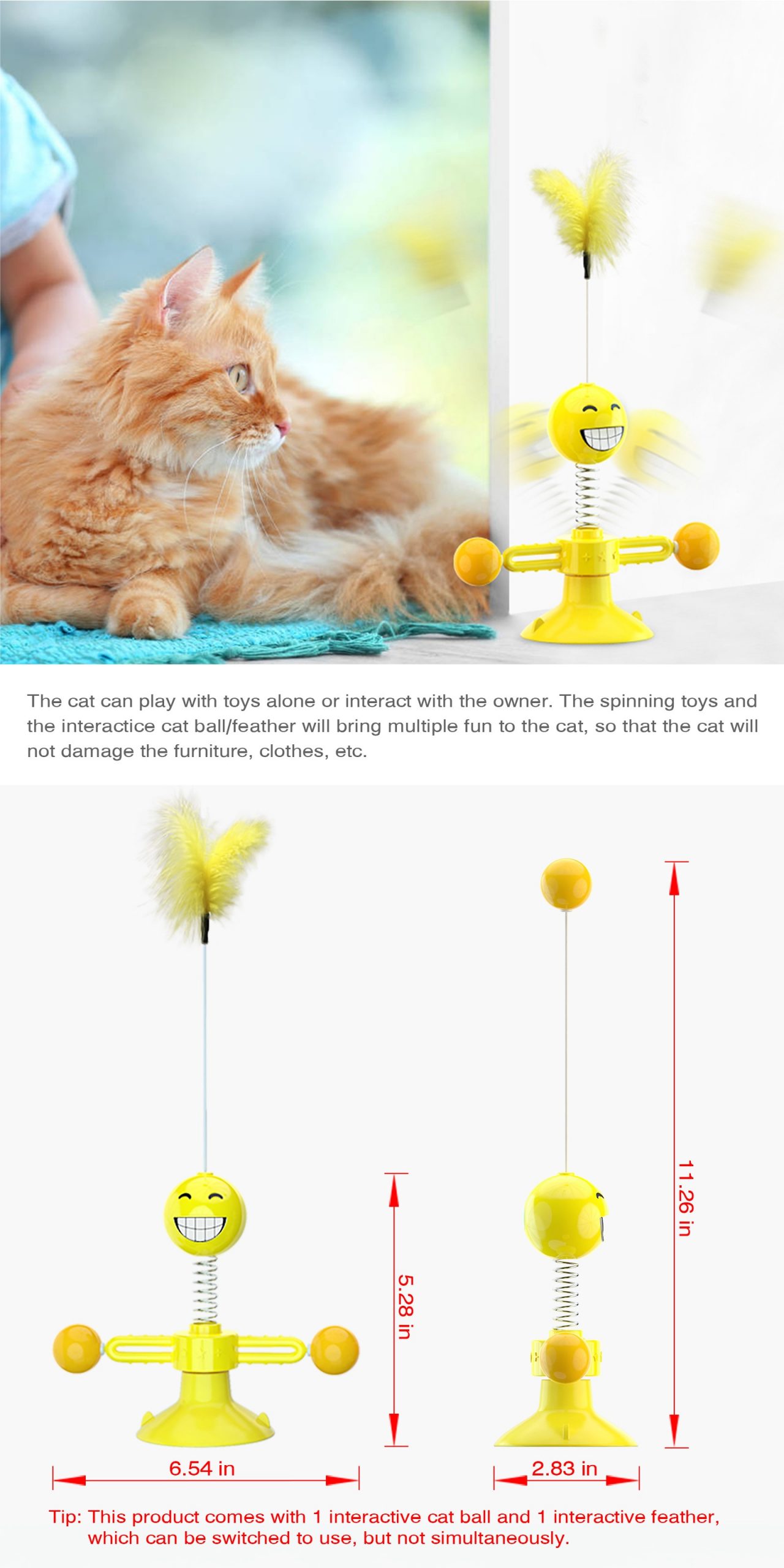 New type of pet toy supplies Chunren turn cat toy