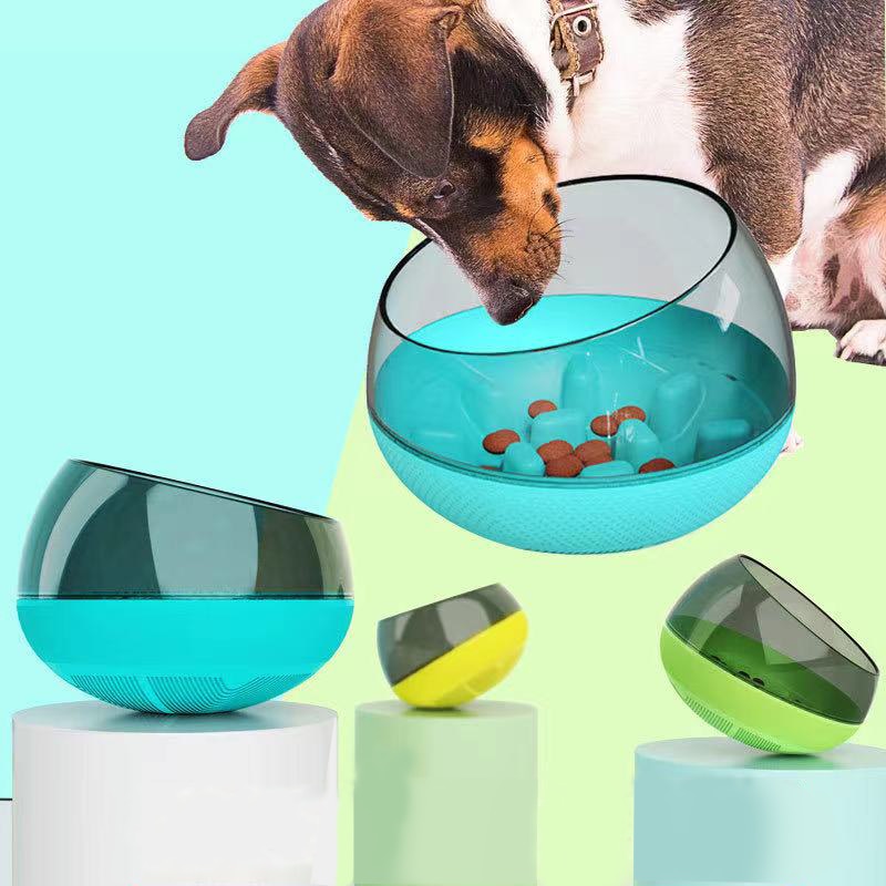 Dog Slower Feeder Bowl Spill-Proof Pet Tumbler