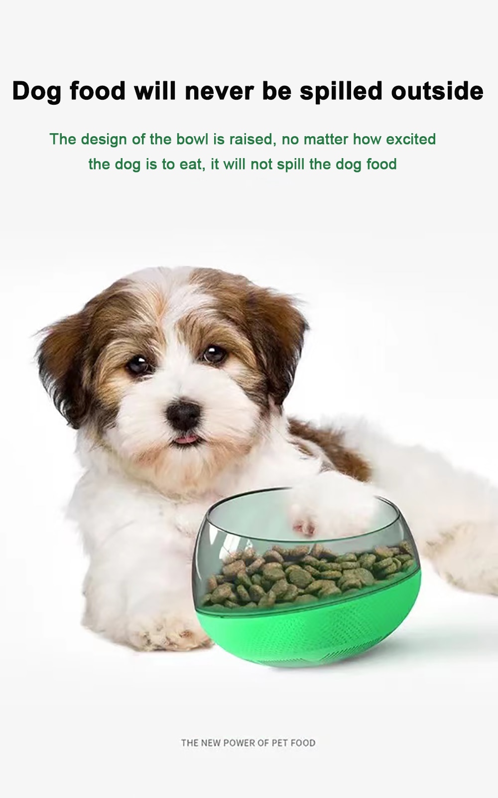 Dog Slower Feeder Bowl Spill-Proof Pet Tumbler