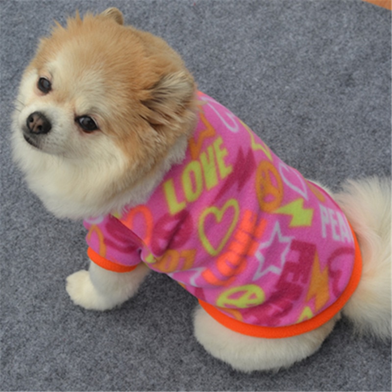 Warm Fleece Pet Dog Clothes