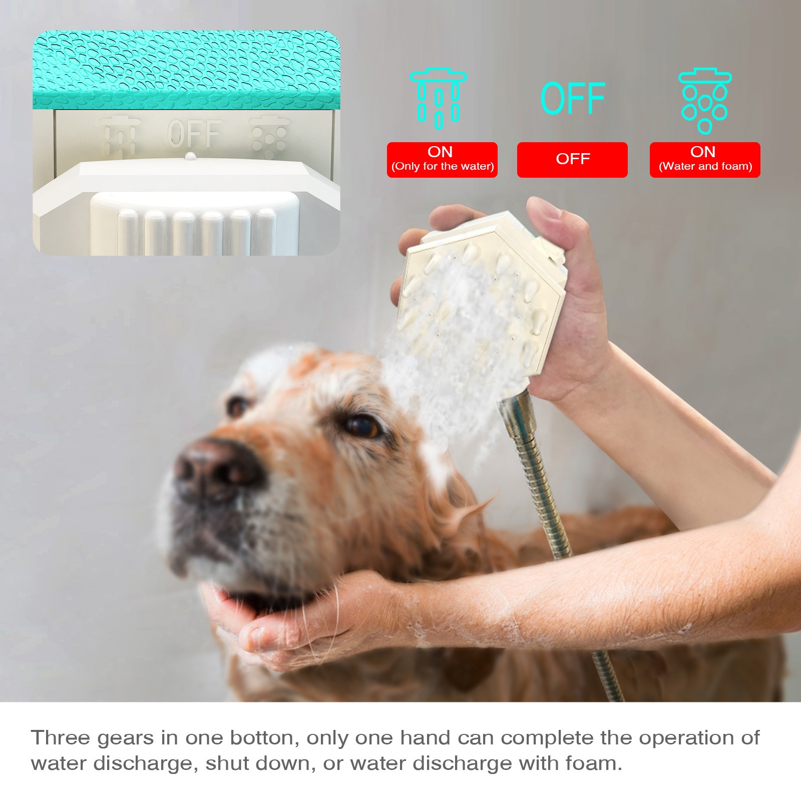 Pet Dog Bath Brush Pet Spa Massage Comb