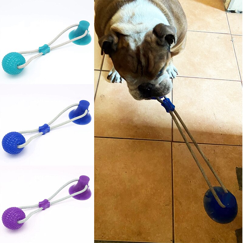 Dog Interactive Suction Cup Push TPR Ball Toys