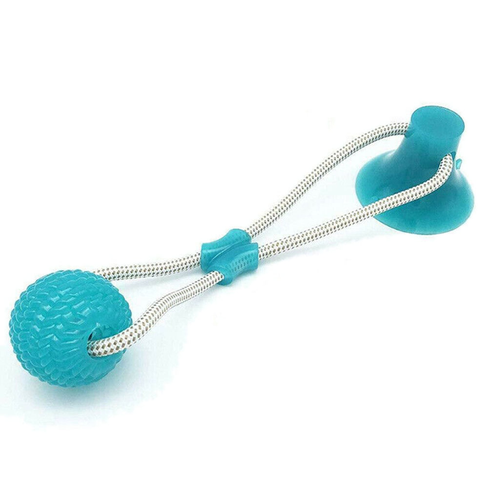 Dog Interactive Suction Cup Push TPR Ball Toysppy Supplies