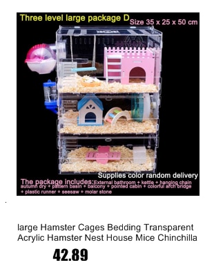 Portable Plastic Mini Hamster Cage Mice Nest