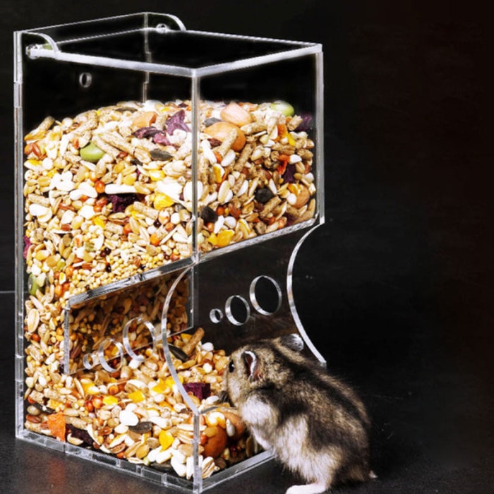 Hot Acrylic Hamster Food Feeder