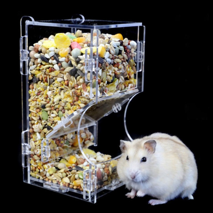 Hot Acrylic Hamster Food Feeder