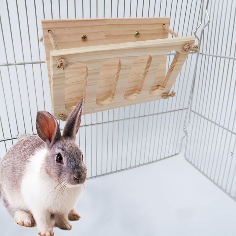 Rabbit Wooden Hay Rack Manger