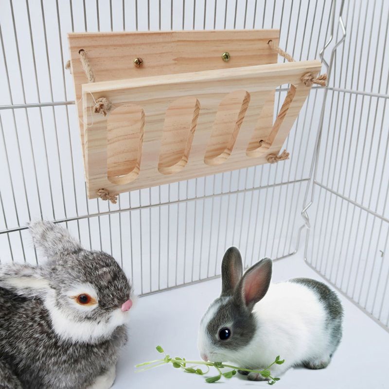 Rabbit Wooden Hay Rack Manger