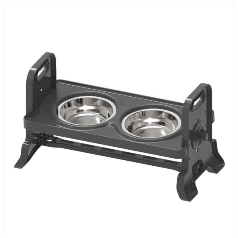 Anti-Slip Elevated Double Dog Bowls