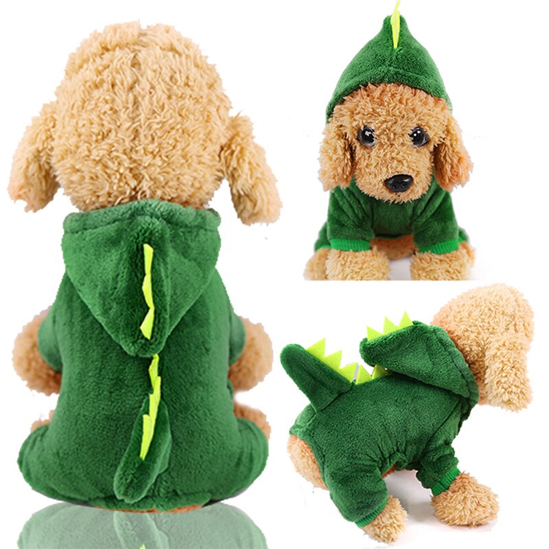 Fleece Dog Jumpsuits Winter Pet Dog Clothe