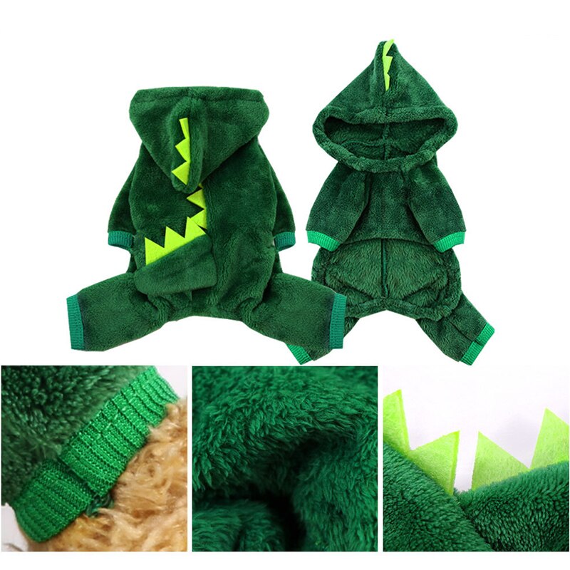 Fleece Dog Jumpsuits Winter Pet Dog Clothe