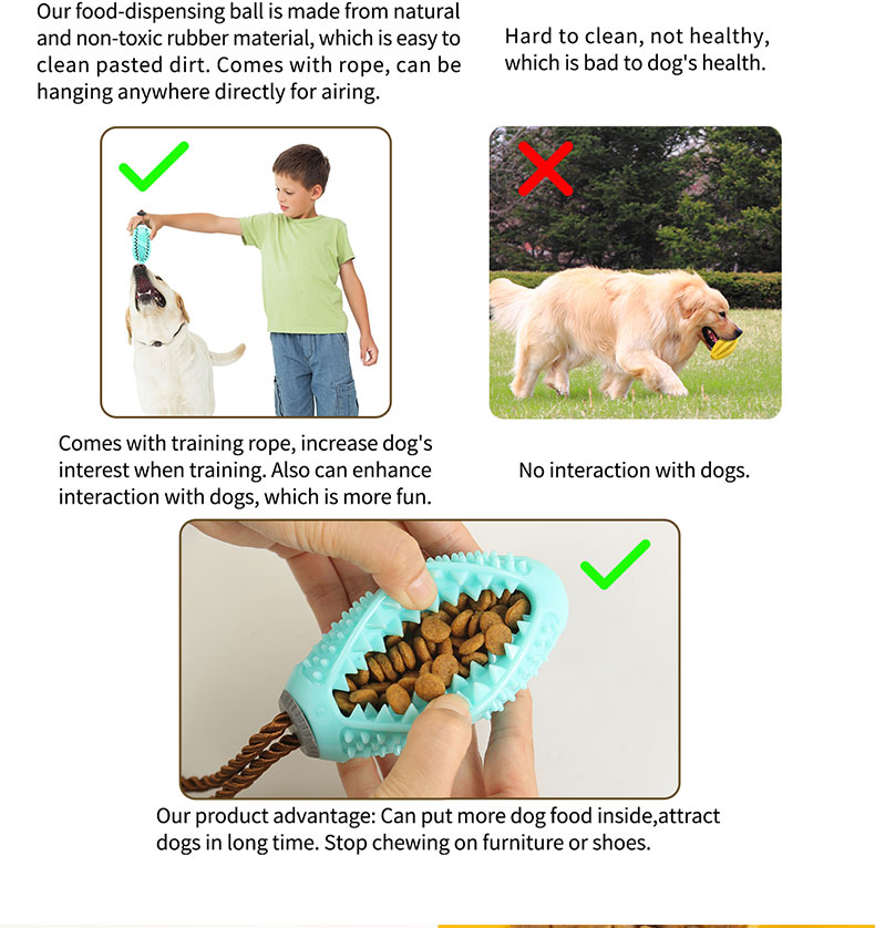 Pet Dog Toys for Small and Medium Dog Teeth  Easy to Cleaning Toys