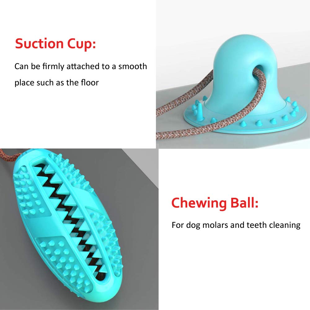 Pet Dog Toys Silicon Suction Cup Tug dog toy